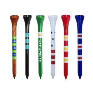 Wood Bamboo Golf Tees Manufacturer Custom Wooden Golf Tees