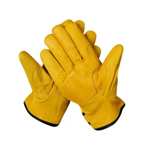 Working Gloves Leather Safety Gloves Cow Split Leather Welding Sheepskin Gloves for Industrial