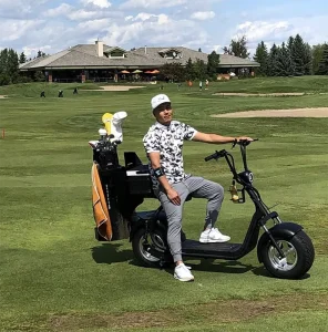 X7 Golf 2 Seater Electric Intelligent Foldable Waterproof Scooter with Lithium Battery and CE