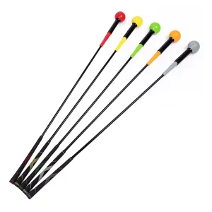 XL Durable Outdoor Golf Swing Trainer Rubber Stick Lag Trainer for Strength Fitness Improvement Practice Chipping Aid