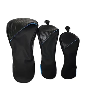 Xiamen Golf Professional Custom Golf Club Headcovers Set Premium Pu Leather Driver Hybrid Putter Cover Embroidery Bulk