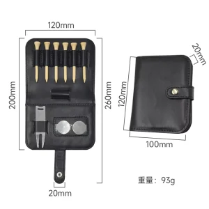 Xiamen TB Golf Leather Gift Holder Custom Golf Accessories Golf Gift Set