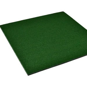YGT 155B Golf Mat 5X5 Nylon Turf Golf Hitting Driving Range Mat for Golf Practice Training Aid Equipment with Hard Rubber