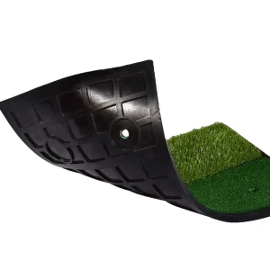 YGT A60 Heavy Duty Rubber Base Mini Golf Putting Green Training Aid 3 Tees Durable Eco Friendly High Density Artificial Grass