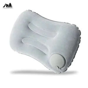 YX C4 06 Quick Inflate Deflate Square Pillow Adjustable Firmness Air Cushion For Travel Camping Hiking Office Nap Rest