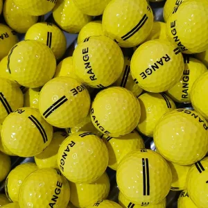Yellow Golf Ball for Training with Custom Logo