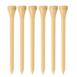 Yida Bamboo Golf Tees Model GTA-064 100 Pieces 83mm Long Distance Tee Box