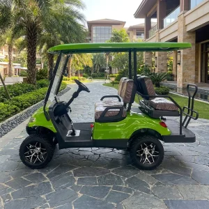 Zero Emission Eco Friendly Adjustable Speed 4 Seater Campus Scenic Area Shuttle Electric Car Golf Cart