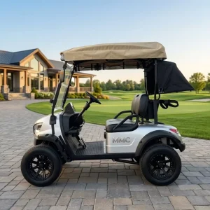 Zero Emission Quiet 2 Passenger Electric Golf Carts 14 inch Tires Street Legal Golf Buggy Cart Eco Friendly Golf Sightseeing Car