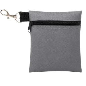 Zipper Golf Ball Bag Durable Portable Travel Pouch for Golf Tees Divot Tool with Ball Marker Accessories