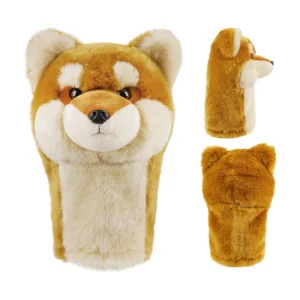 in Stock Personalised Animal Plush Golf Headcover Club Golf Driver Cover Shark Golf Head Cover